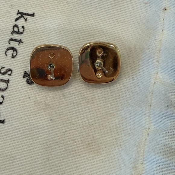 Kate Spade New York Pavé small square stud earrings - Picture 5 of 5